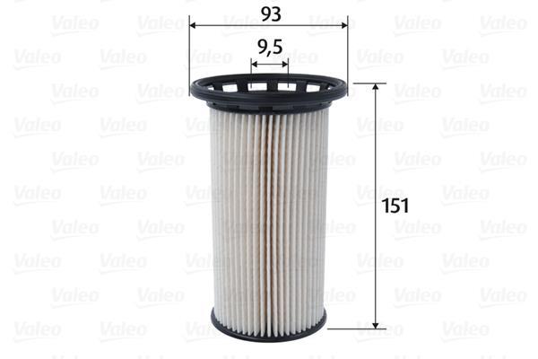 Filtre à carburant (Filtre à gasoil) VALEO ref. 587095